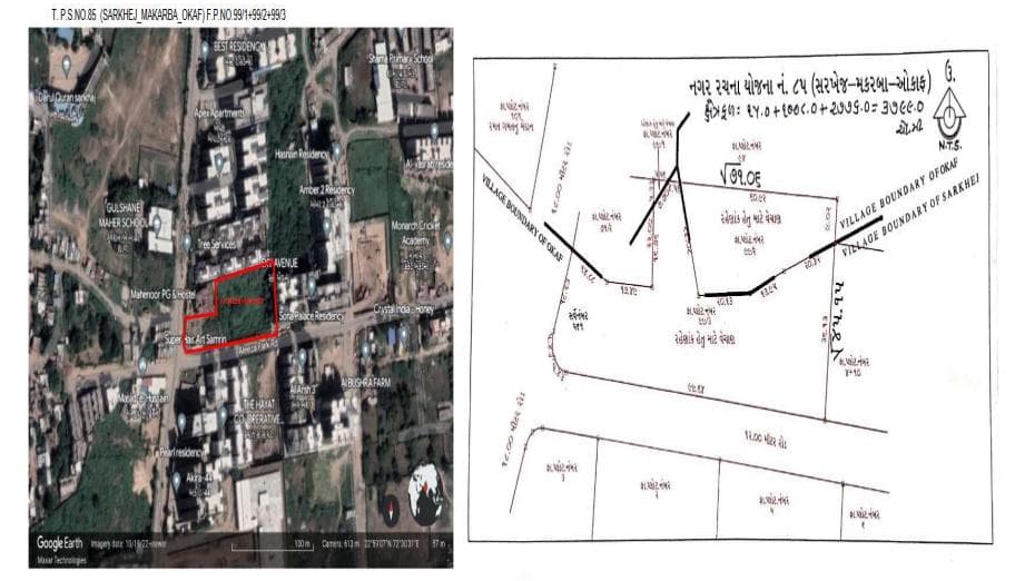 AMC Plot e-Auction TP 85 Sarkhej Makaraba